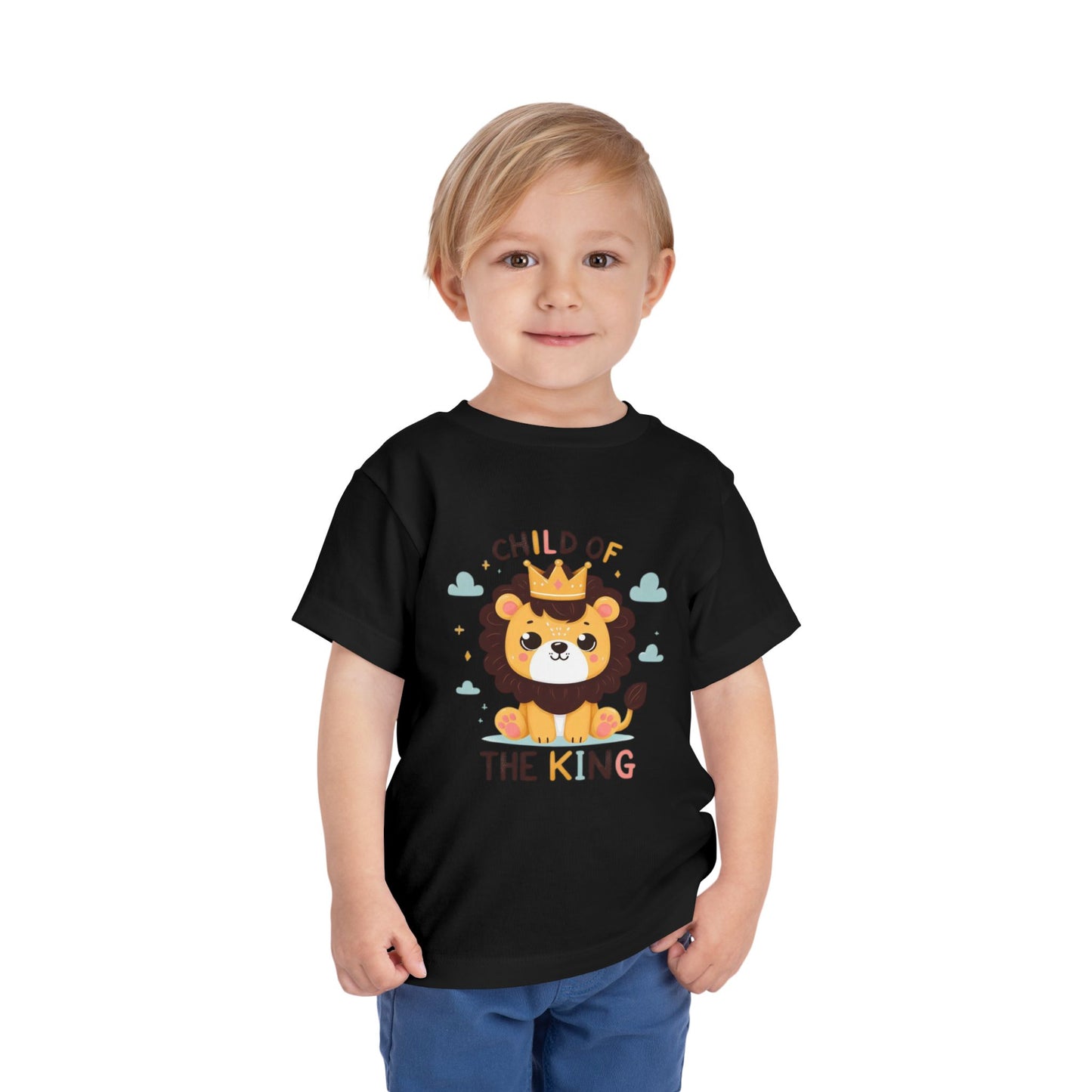 Child of the King Lion Toddler Tee, Cute Kids Shirt, Funny Lion T-Shirt, Birthday Gift, Toddler Apparel