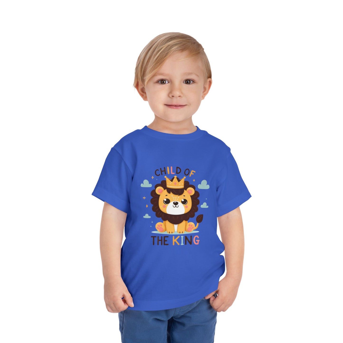 Child of the King Lion Toddler Tee, Cute Kids Shirt, Funny Lion T-Shirt, Birthday Gift, Toddler Apparel