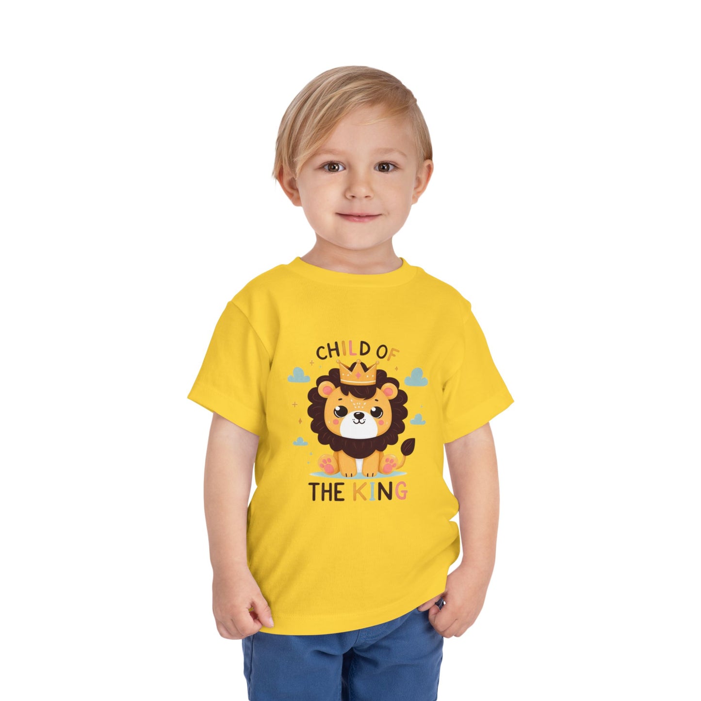 Child of the King Lion Toddler Tee, Cute Kids Shirt, Funny Lion T-Shirt, Birthday Gift, Toddler Apparel