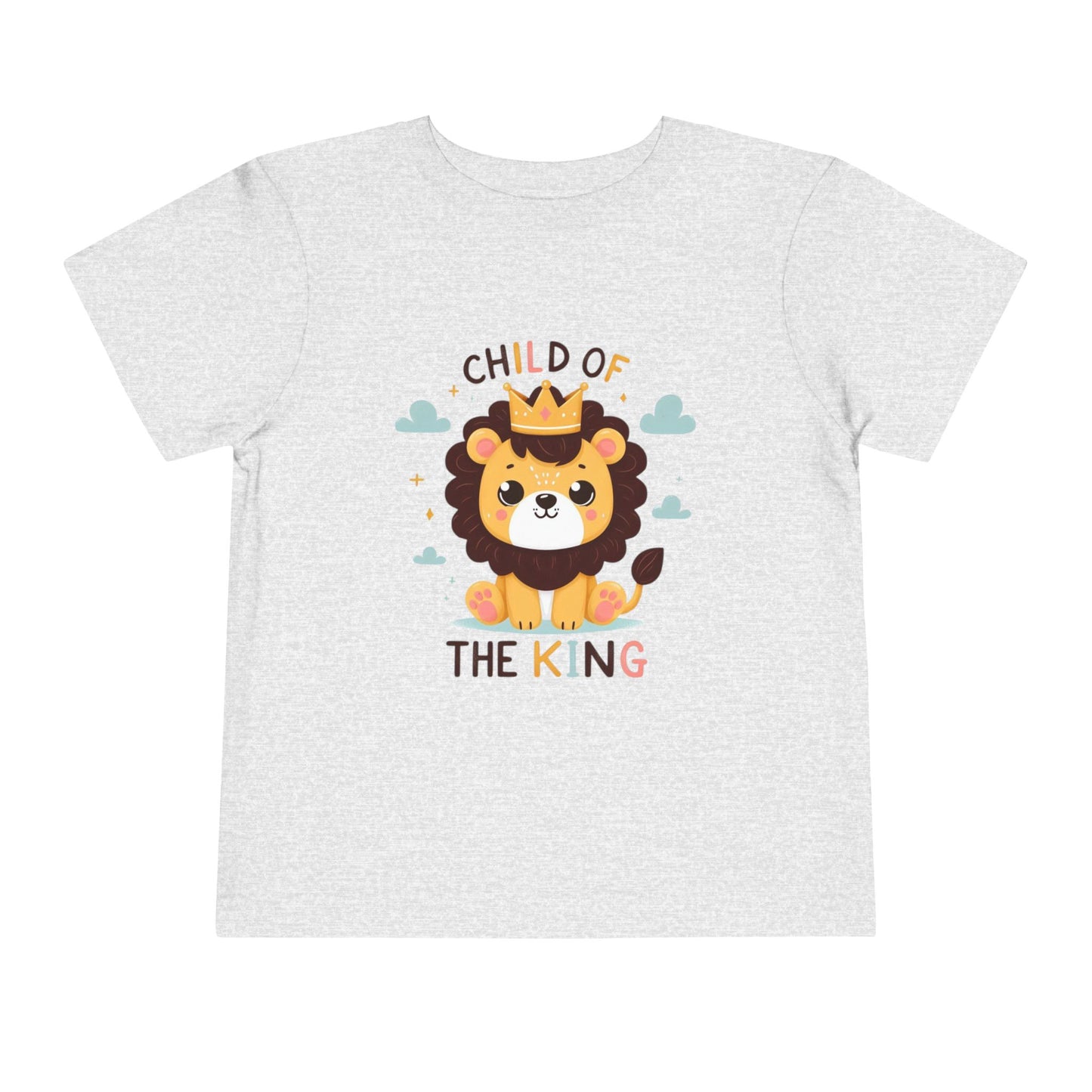 Child of the King Lion Toddler Tee, Cute Kids Shirt, Funny Lion T-Shirt, Birthday Gift, Toddler Apparel