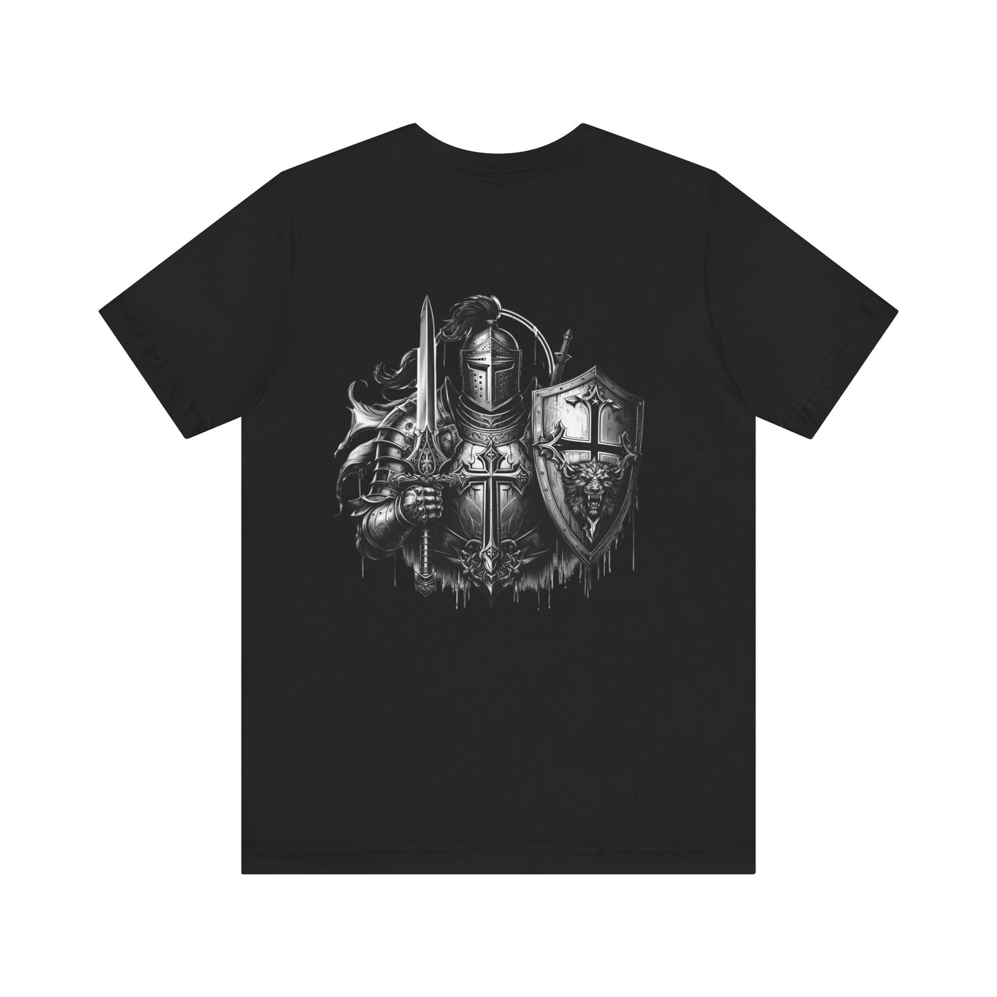 Knight Armour of God Graphic Tee | Men's Short Sleeve Shirt, Gift for Him, Casual Wear