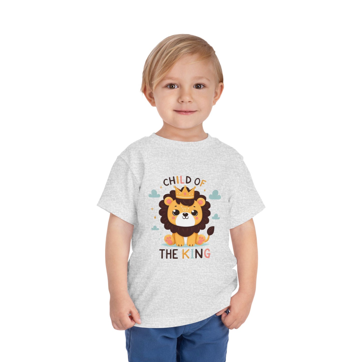 Child of the King Lion Toddler Tee, Cute Kids Shirt, Funny Lion T-Shirt, Birthday Gift, Toddler Apparel