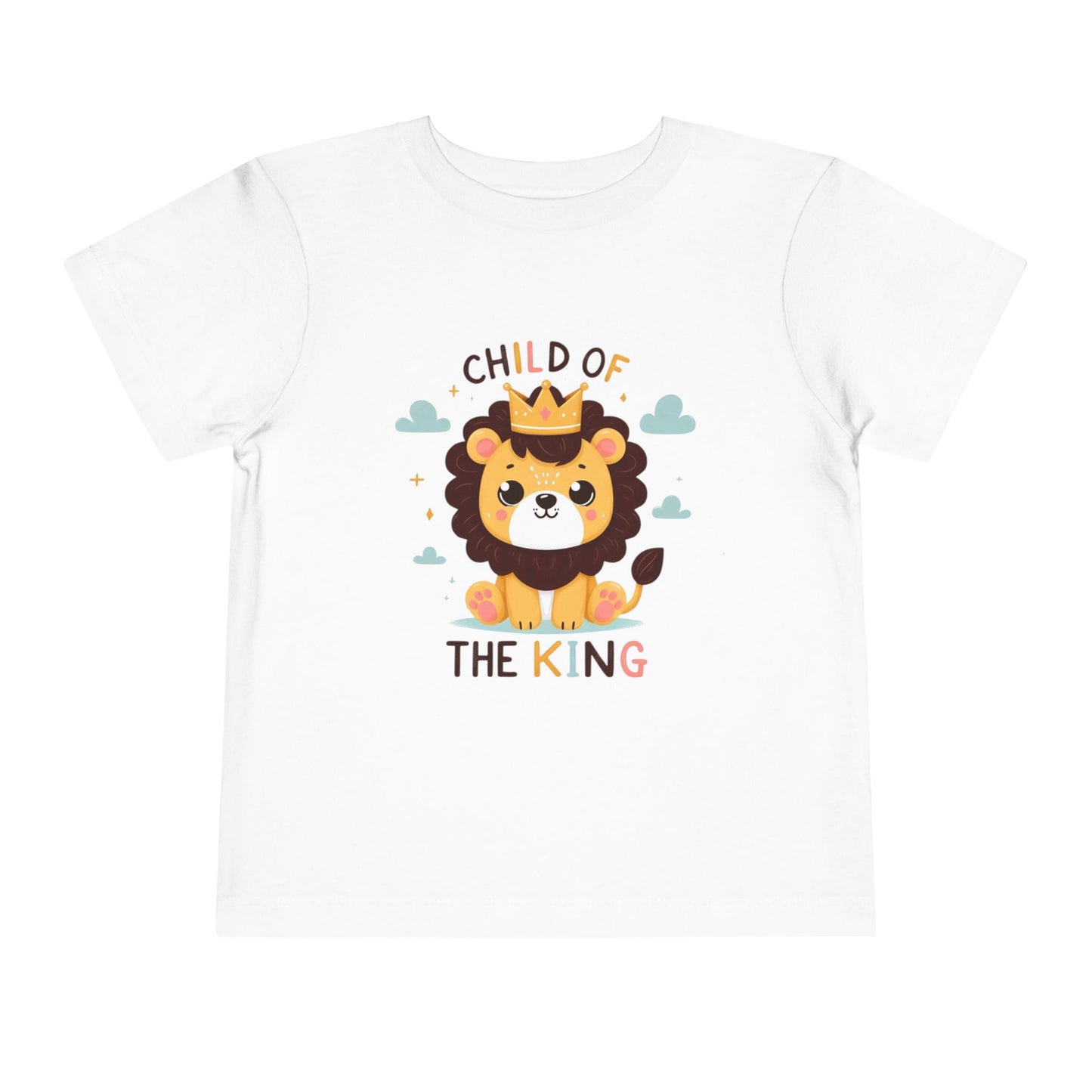 Child of the King Lion Toddler Tee, Cute Kids Shirt, Funny Lion T-Shirt, Birthday Gift, Toddler Apparel