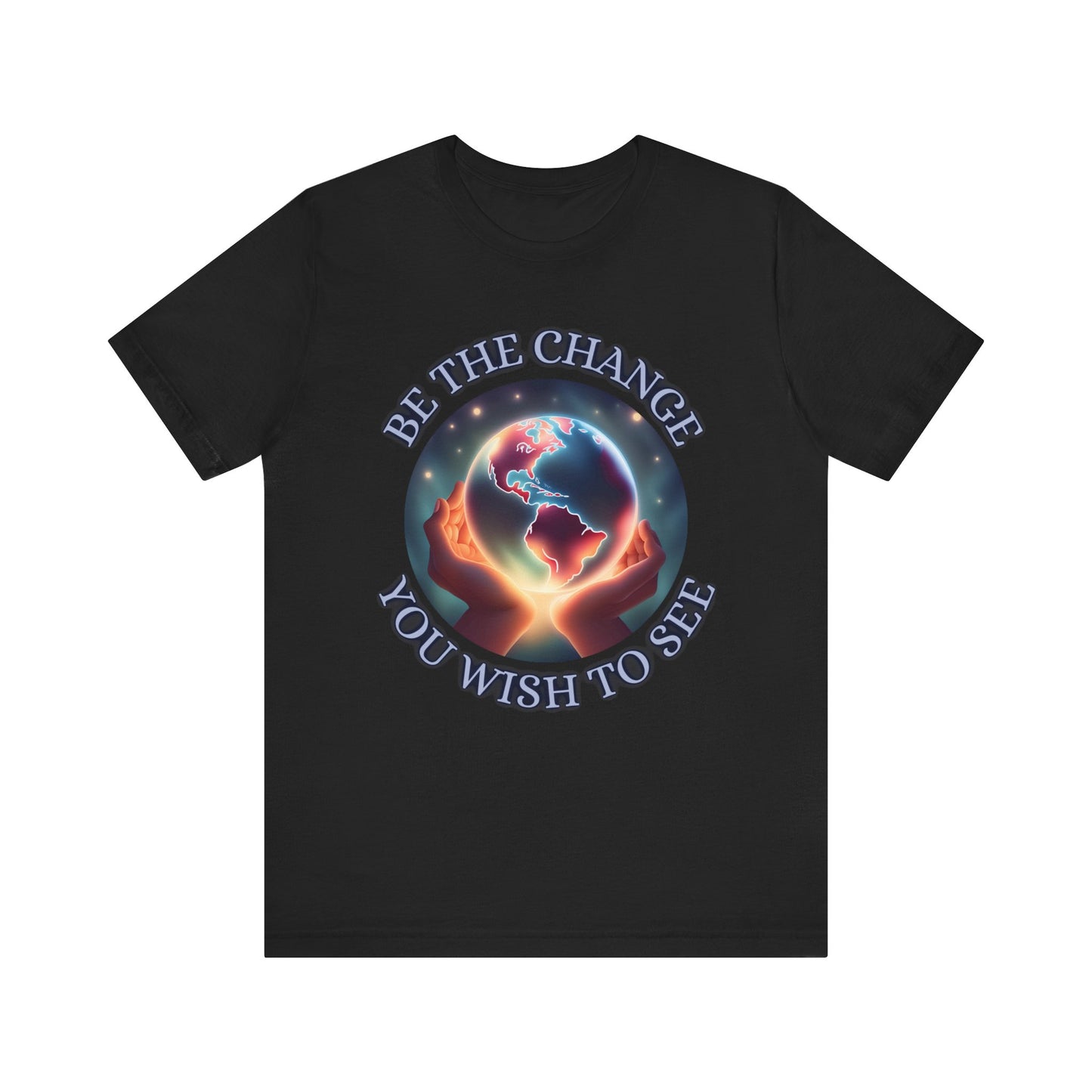 Unisex Inspirational Tee - Be the Change, Motivational Shirt for Activists, Gift for Earth Lovers, Casual Wear, Eco-Friendly Clothing, [...]