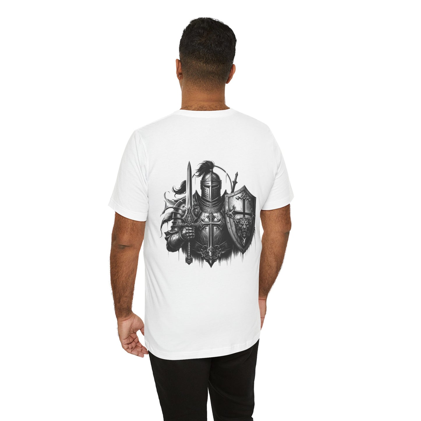 Knight Armour of God Graphic Tee | Men's Short Sleeve Shirt, Gift for Him, Casual Wear