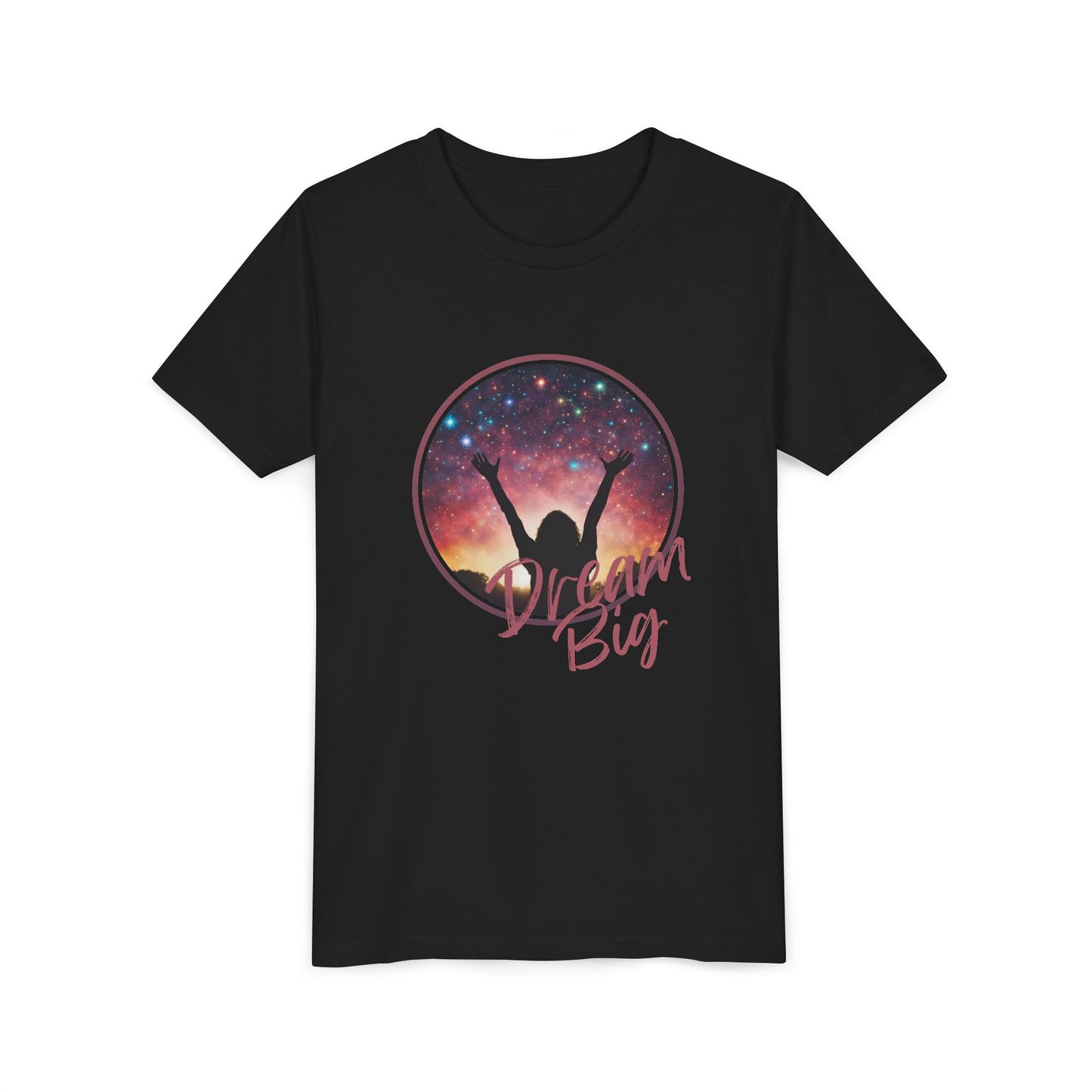Dream Big Youth Tee - Inspirational Shirt for Kids, Motivational Gift, Everyday Wear, Birthday Present, Positive Vibe Apparel