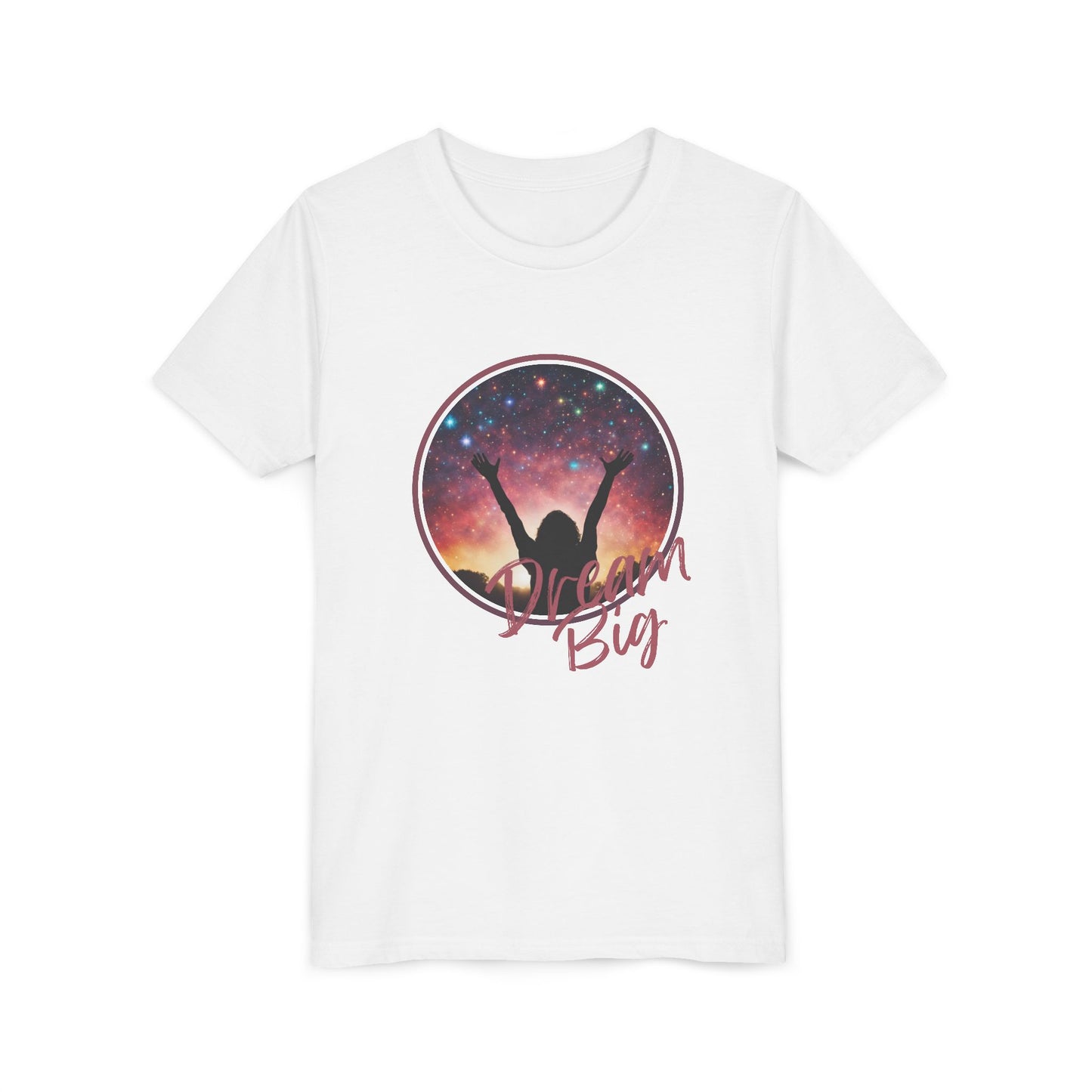 Dream Big Youth Tee - Inspirational Shirt for Kids, Motivational Gift, Everyday Wear, Birthday Present, Positive Vibe Apparel