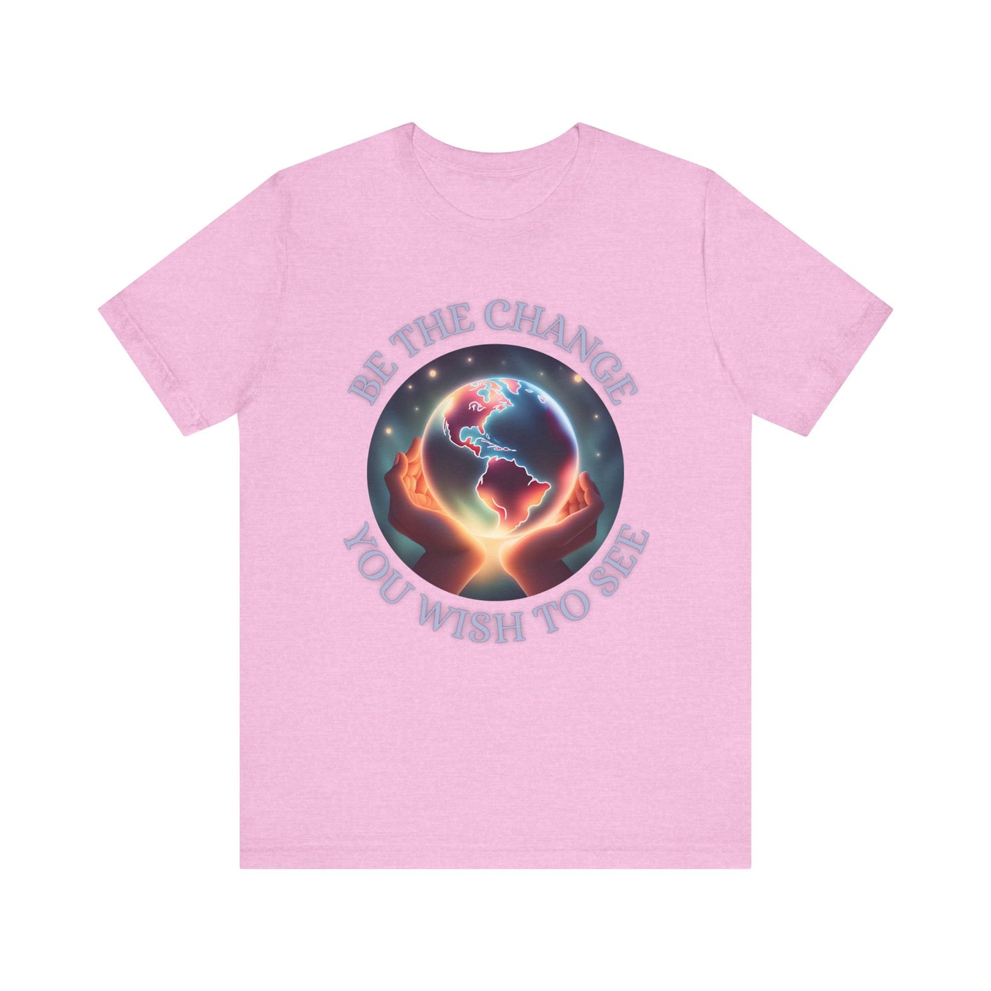 Unisex Inspirational Tee - Be the Change, Motivational Shirt for Activists, Gift for Earth Lovers, Casual Wear, Eco-Friendly Clothing, [...]