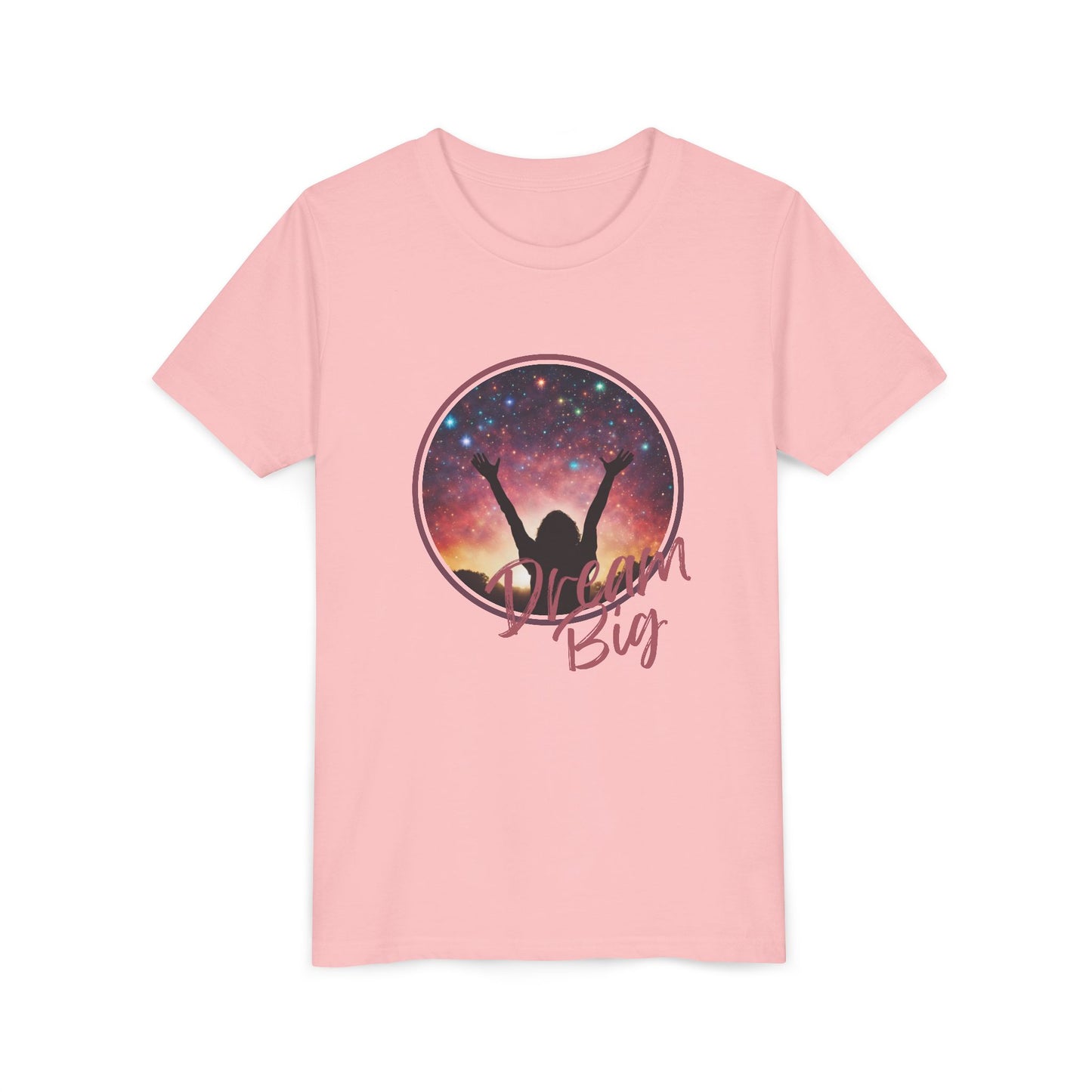 Dream Big Youth Tee - Inspirational Shirt for Kids, Motivational Gift, Everyday Wear, Birthday Present, Positive Vibe Apparel