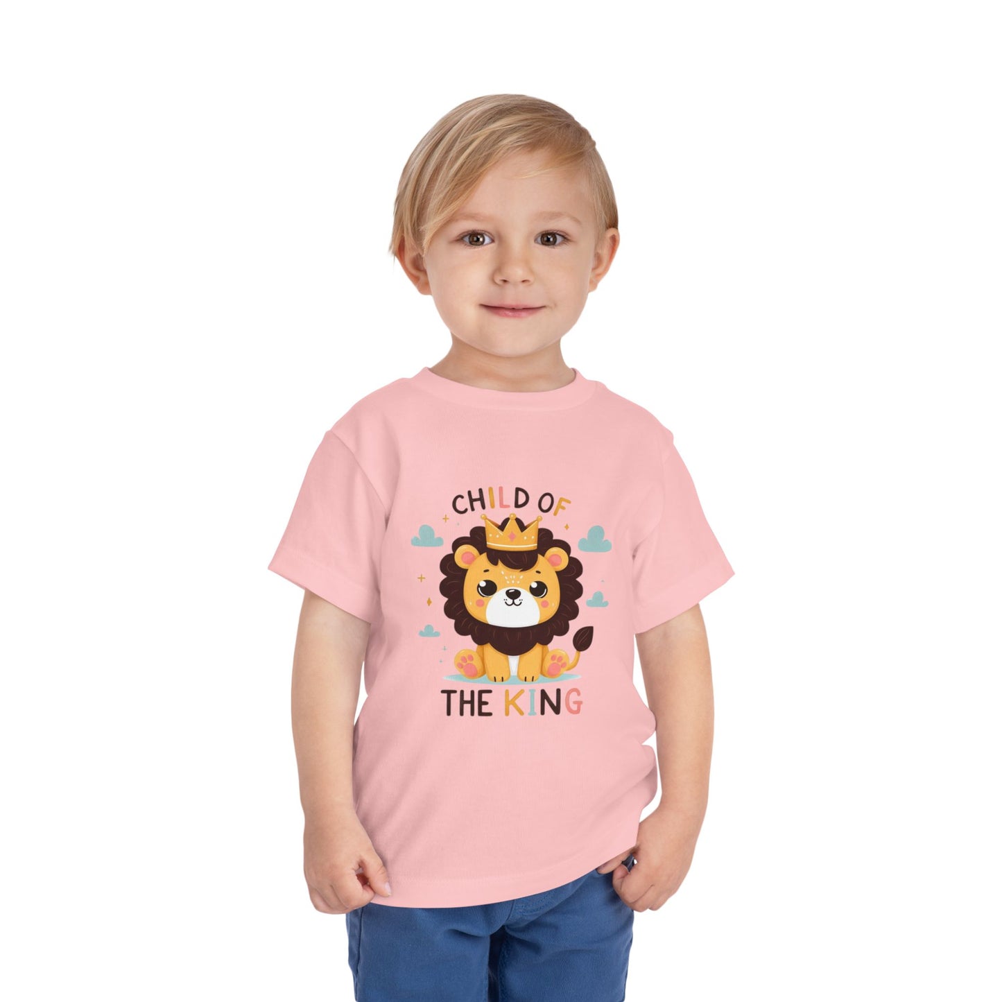Child of the King Lion Toddler Tee, Cute Kids Shirt, Funny Lion T-Shirt, Birthday Gift, Toddler Apparel